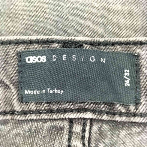 エイソス asos ブリーチ加工デニムパンツ レディース  26/32